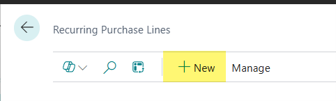 New recurring purchase lines 2